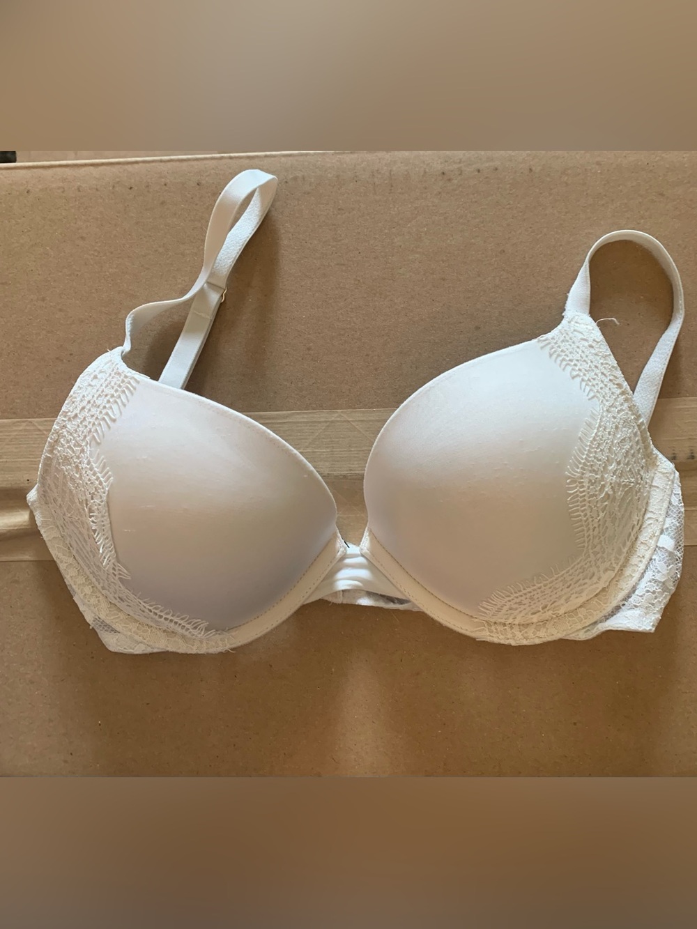 Victoria Secret White Lace Bra